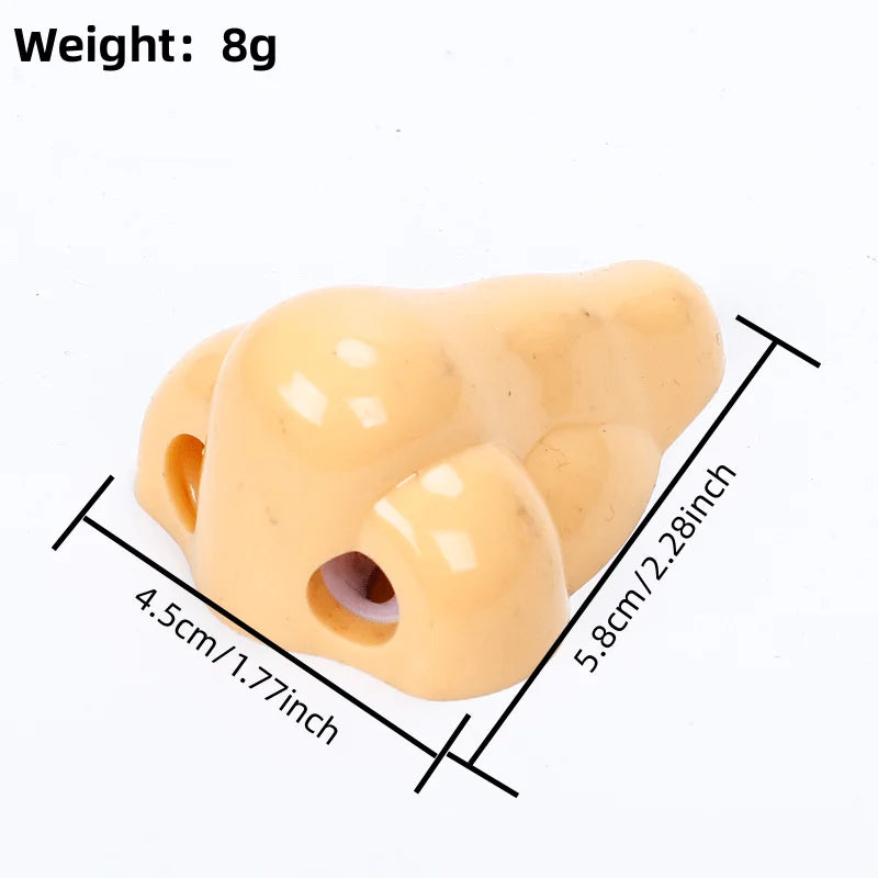 1/12pcs Creative Nose-Shaped Pencil Sharpeners Funny Nose Pencil
