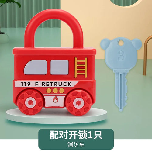 Baby Learning Lock &amp; Key Vehicle Toy
