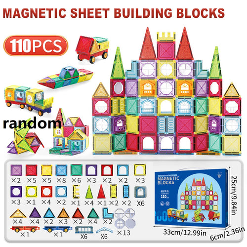 Magnetic Building Tiles Set
