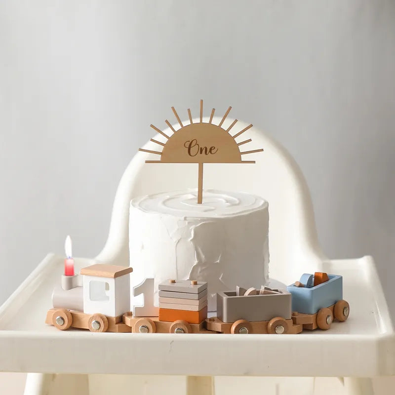 Wooden Montessori Train Set | Educational Toy for Kids
