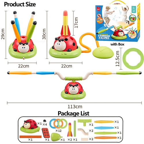 Kids’ 3-in-1 Musical Jump & Toss Game