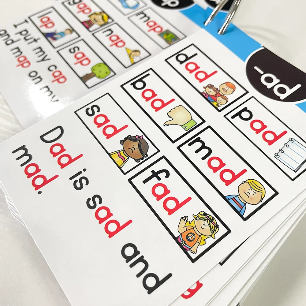 Montessori Phonics Flash Cards | Early Reading Learning Set (67 Cards)
