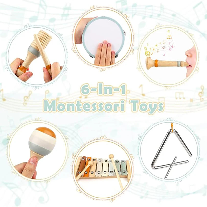 Montessori Wooden Music Set