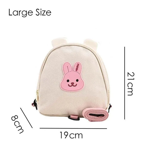 Canvas Baby Backpacks Kindergarten School Bag Bear Bunny Korean
