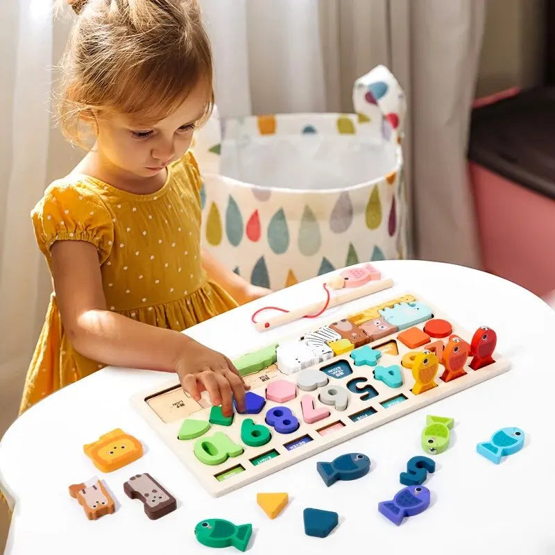 Montessori 4-in-1 Learning Board