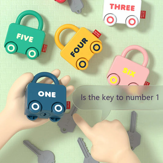 Baby Learning Lock &amp; Key Vehicle Toy