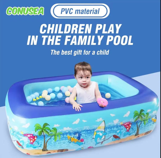 Kids’ Inflatable Splash & Ball Play Pool