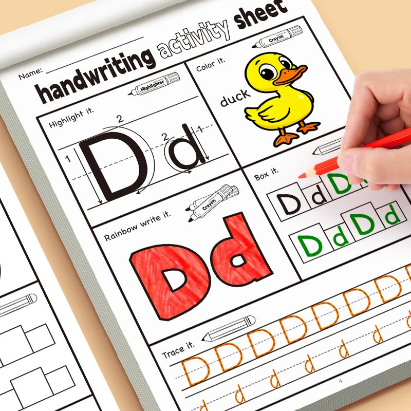 ABC Tracing Letters Workbook - Fun Children's English Alphabet Tracing