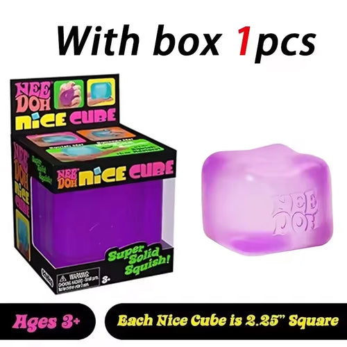 Sensory Squish Cube – Soft Stress Relief Fidget Toy