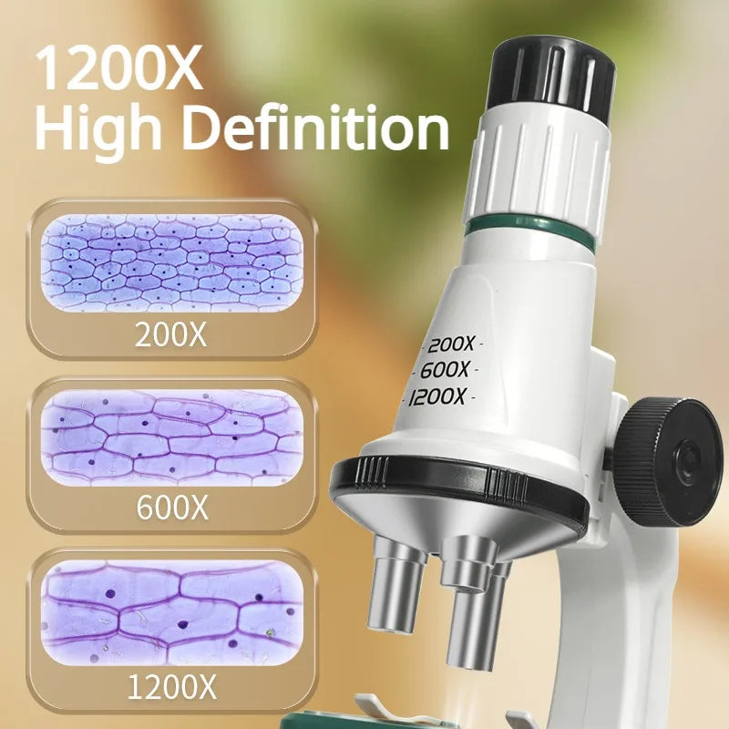 Kids Beginner Science Microscope Kit