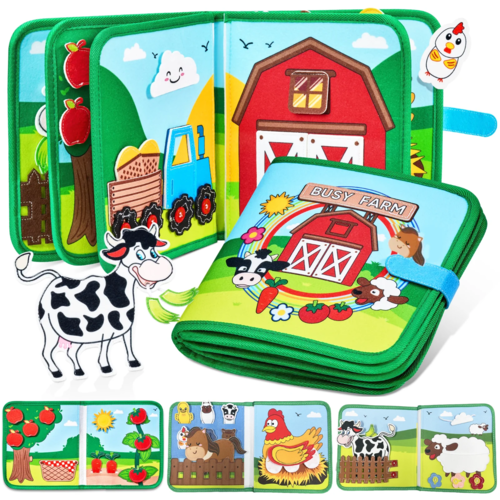 Montessori Quiet Book | Soft Activity Book