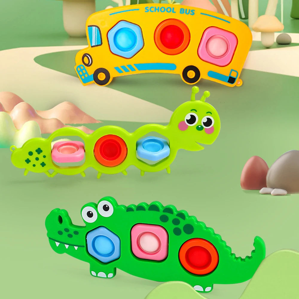 Animal & Vehicle Pop-It Sensory Toy