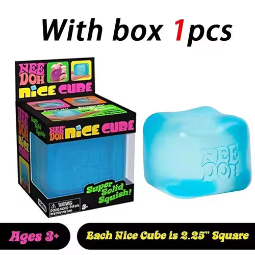 Sensory Squish Cube – Soft Stress Relief Fidget Toy