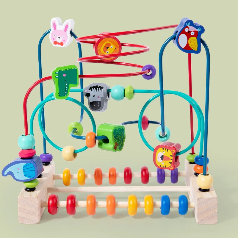 Montessori Bead Maze & Counting Toy