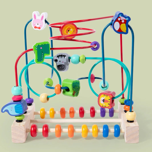 Montessori Bead Maze & Counting Toy