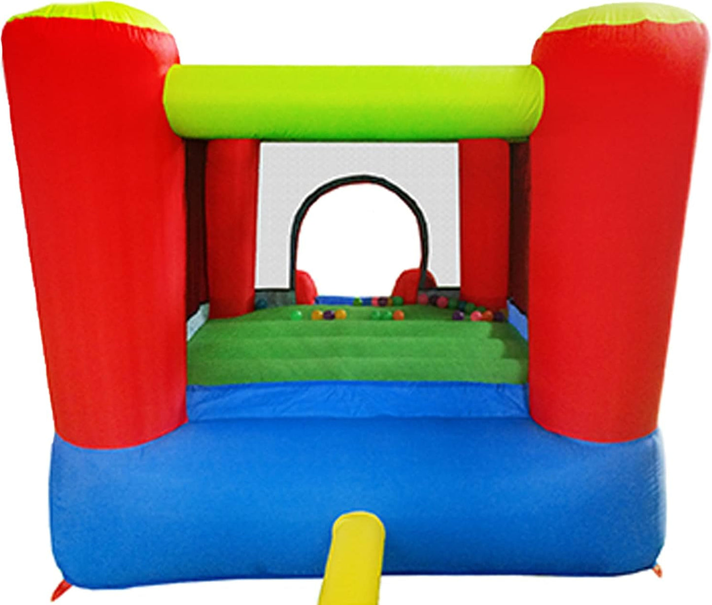 Kids’ Backyard Bounce House with Slide & Ball Pit
